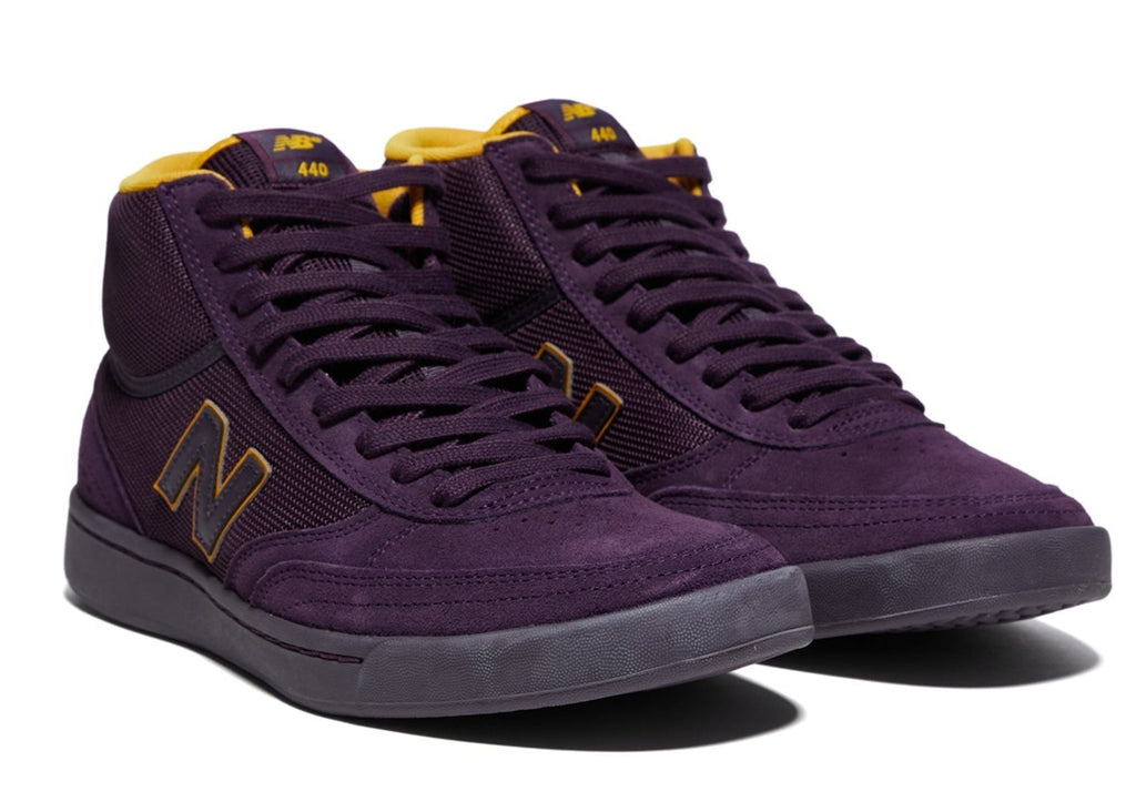 [NM440HWE] Mens New Balance NUMERIC 440 HIGH 'PURPLE YELLOW'