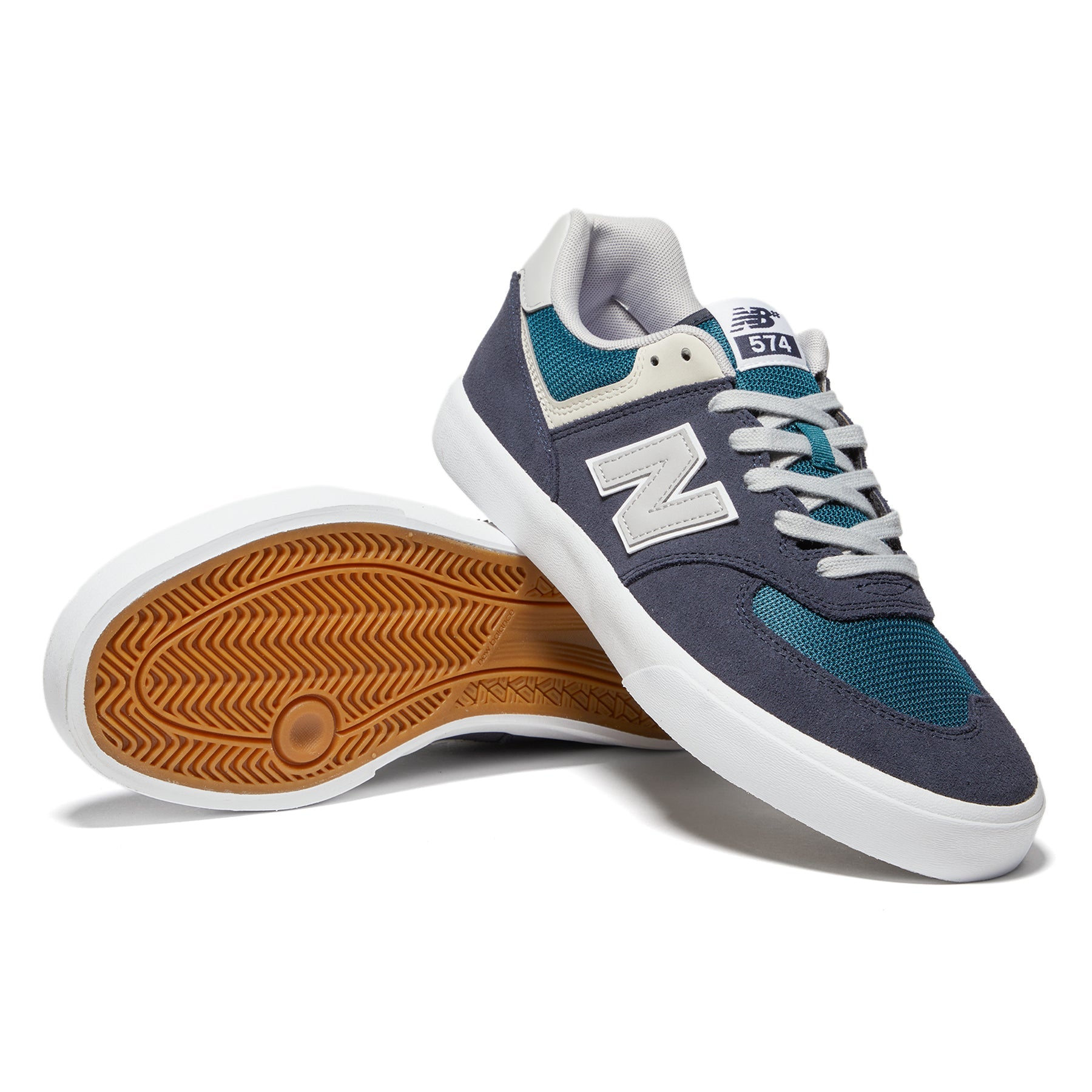 [NM574VCN] Mens New Balance NUMERIC 574 VULC 'NAVY GREY'