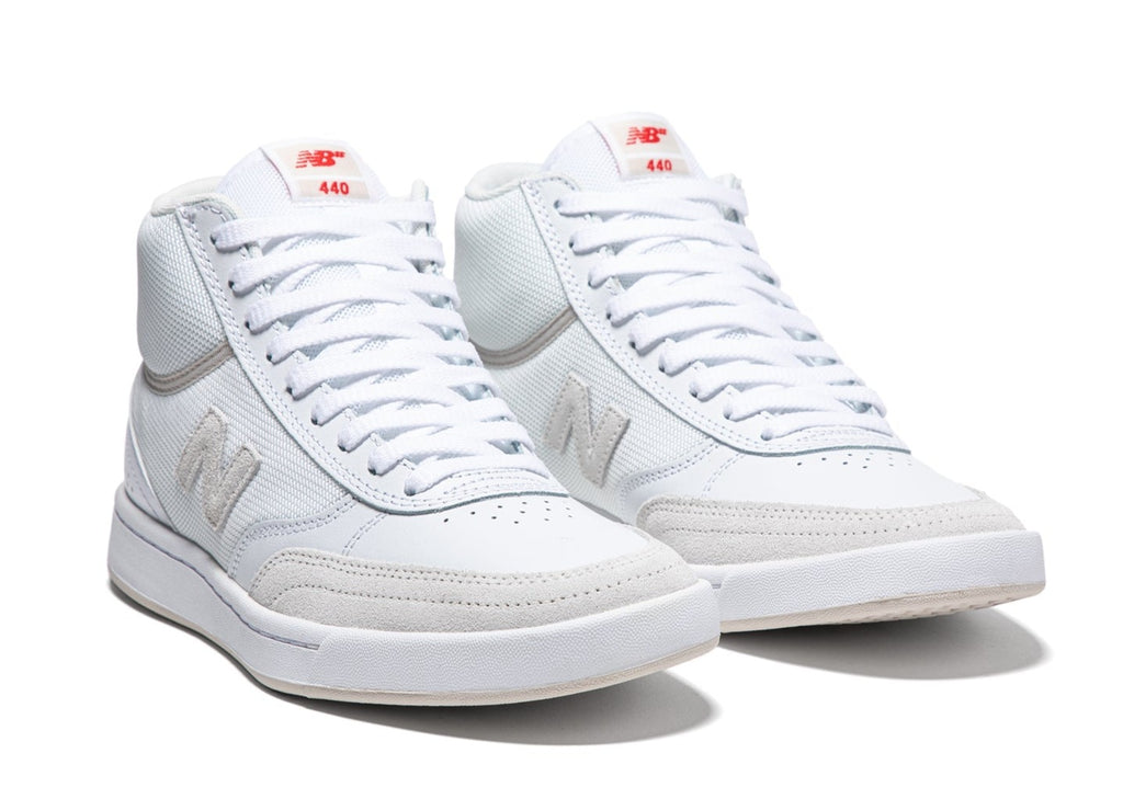 [NM440HPM] Mens New Balance NUMERIC 440 HIGH 'WHITE GREY'