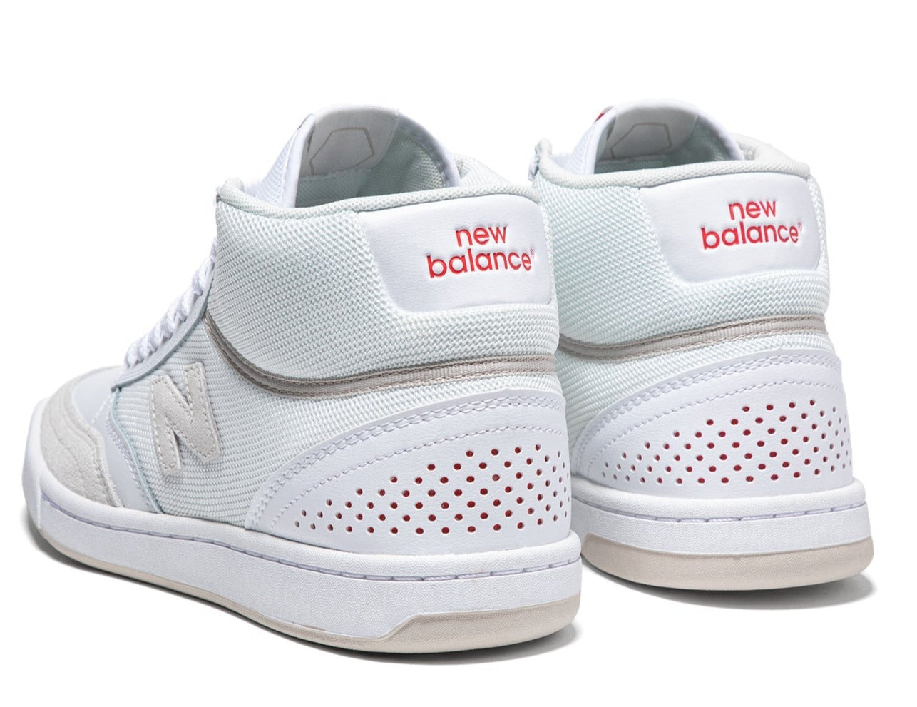 [NM440HPM] Mens New Balance NUMERIC 440 HIGH 'WHITE GREY'