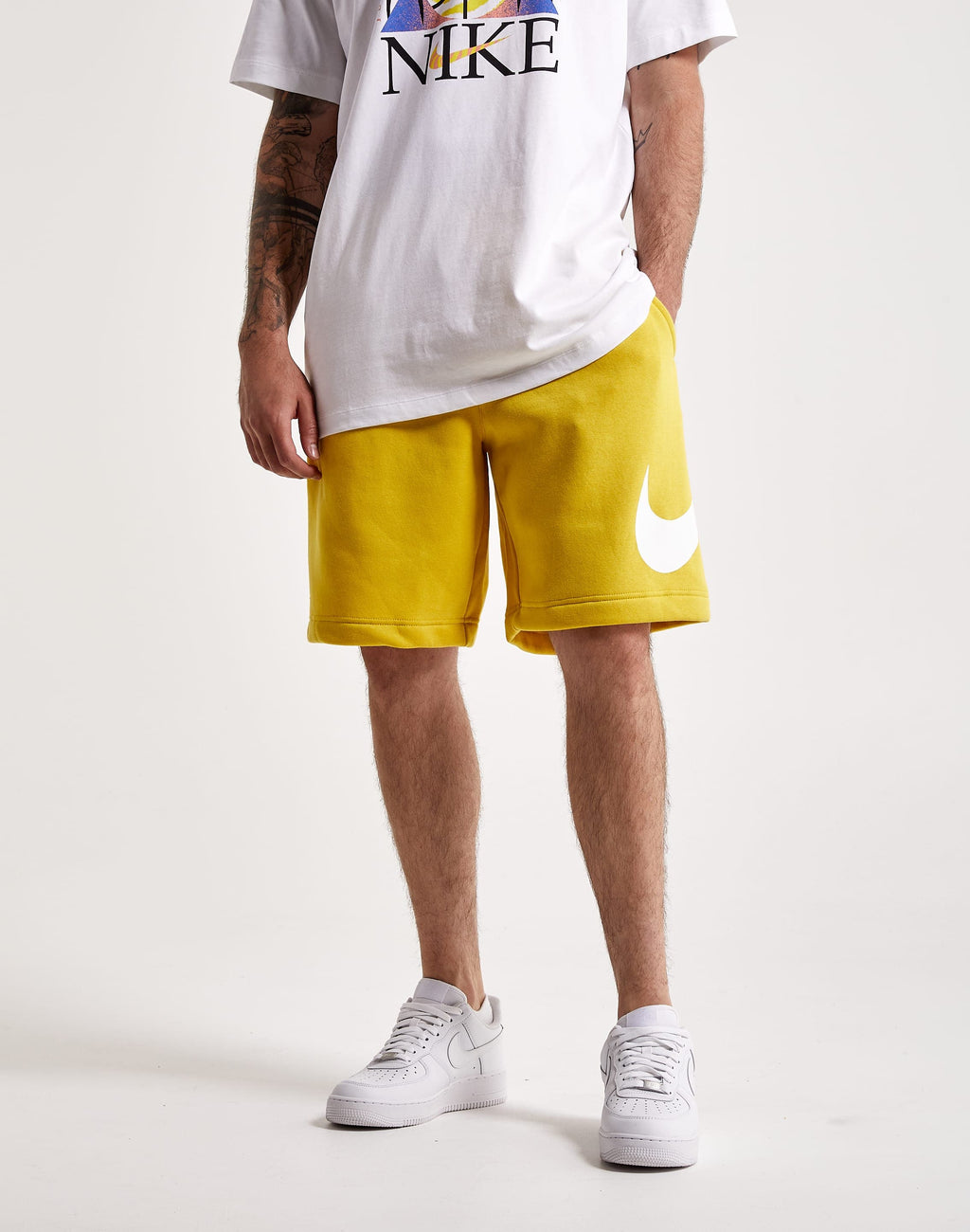 [BV2721-709] MENS NIKE SWOOSH FLEECE SHORTS