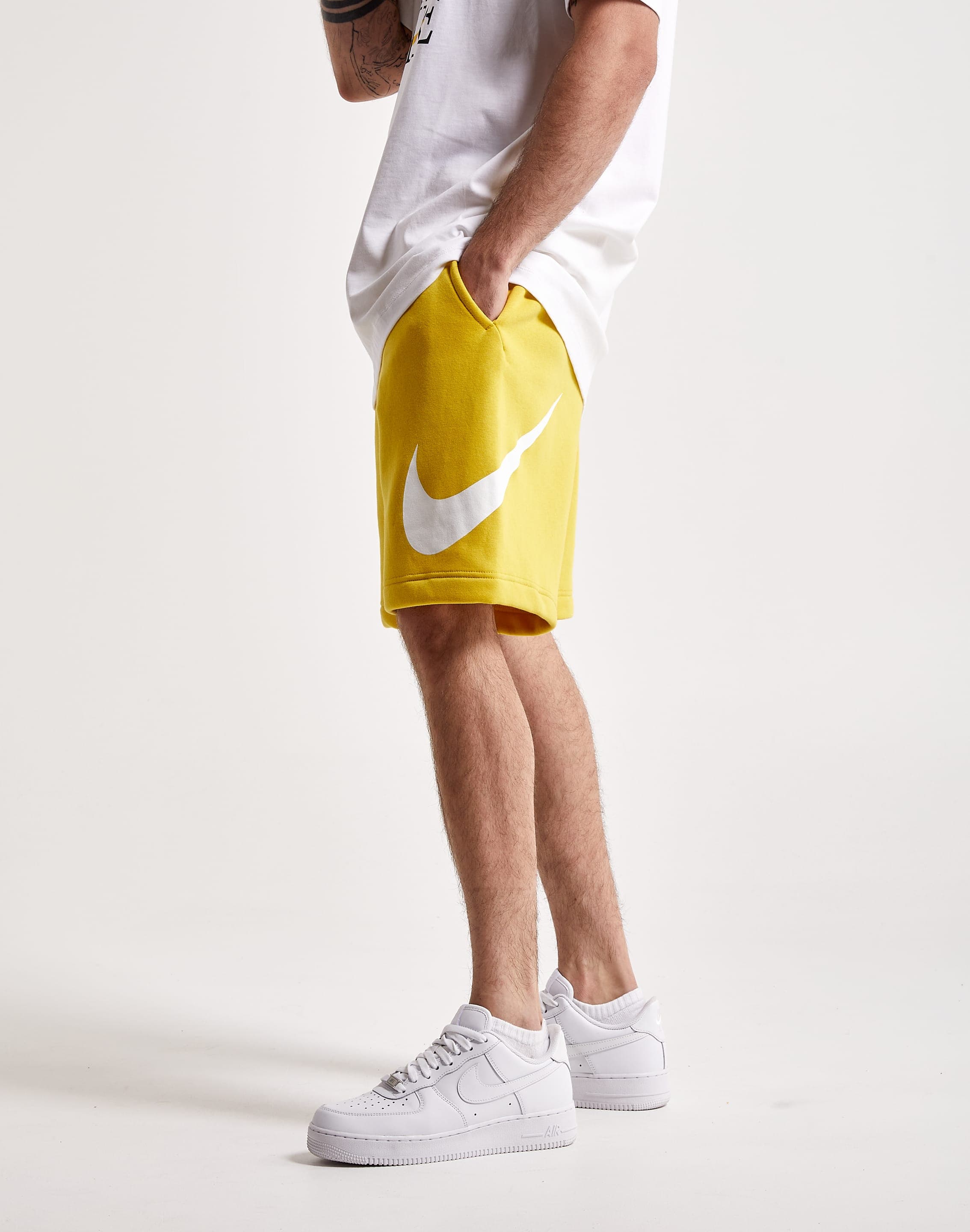 [BV2721-709] MENS NIKE SWOOSH FLEECE SHORTS