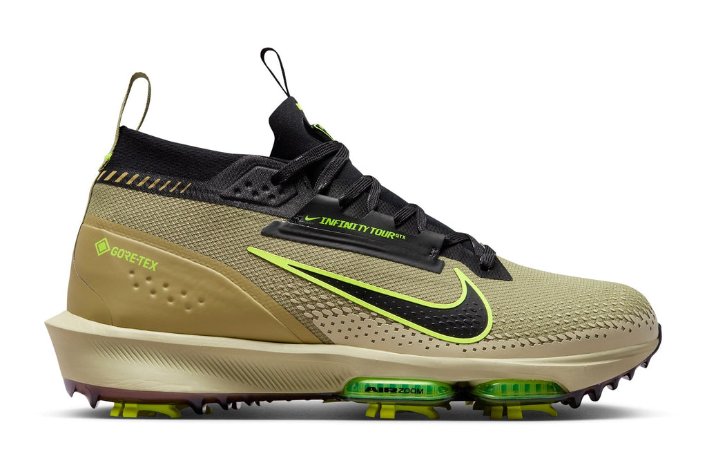 [FV4897-300] MENS NIKE AIR ZOOM INFINITY TOUR 2 GORE-TEX 'DUSTY OLIVE VOLT BLACK'