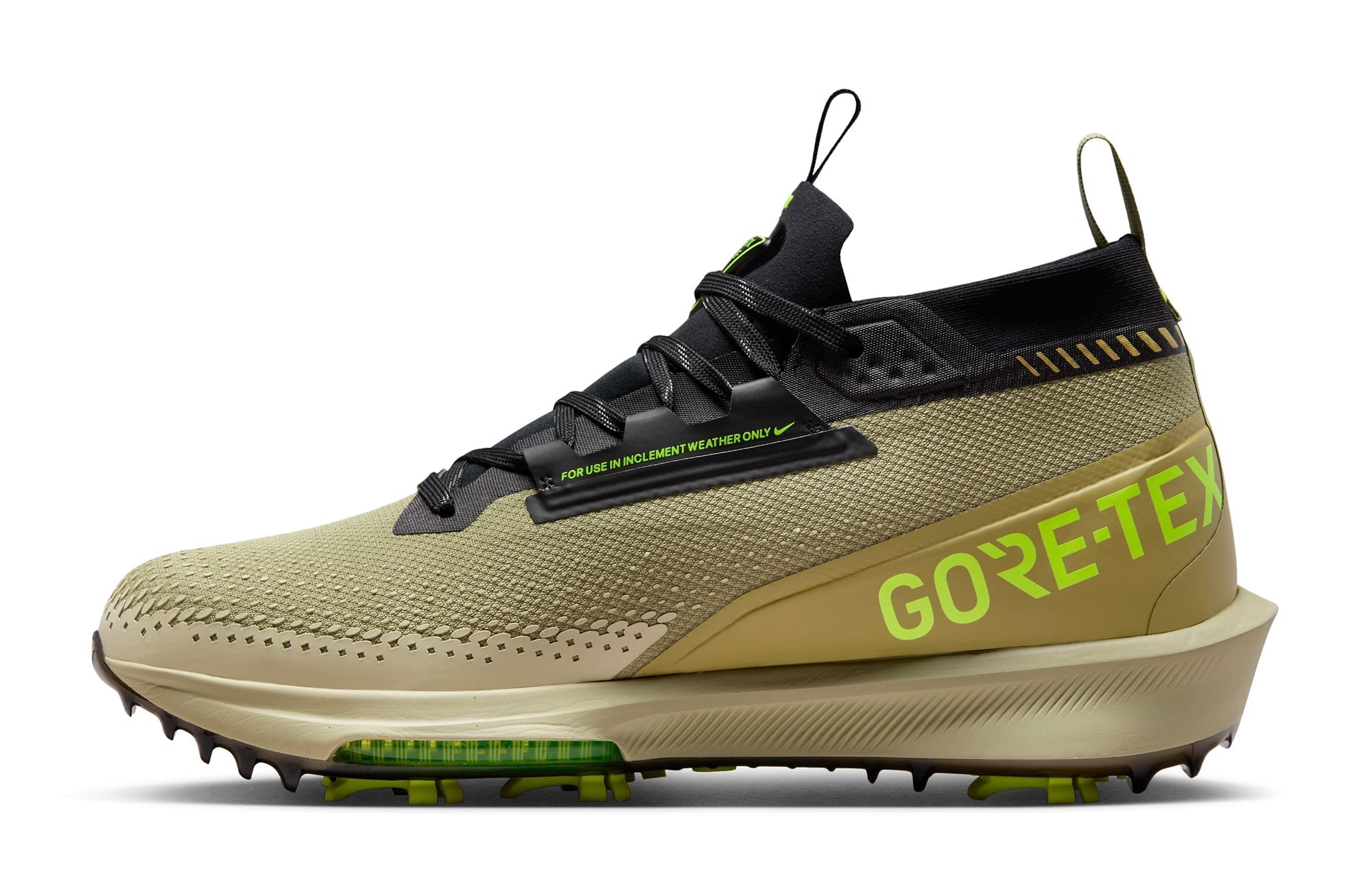 [FV4897-300] MENS NIKE AIR ZOOM INFINITY TOUR 2 GORE-TEX 'DUSTY OLIVE VOLT BLACK'