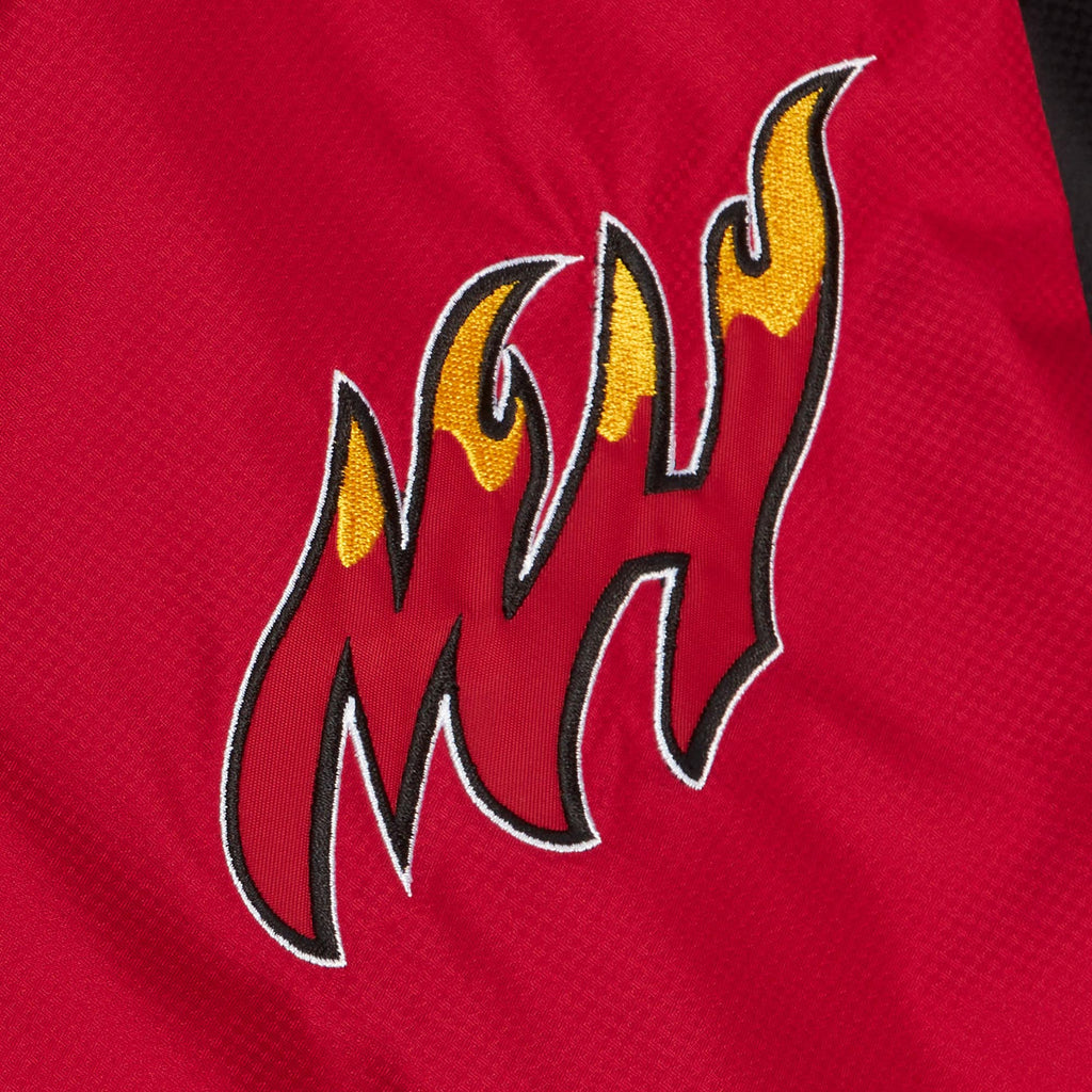 MENS MITCHELL & NESS NBA TEAM ORIGINS PULLOVER ANORAK HEAT