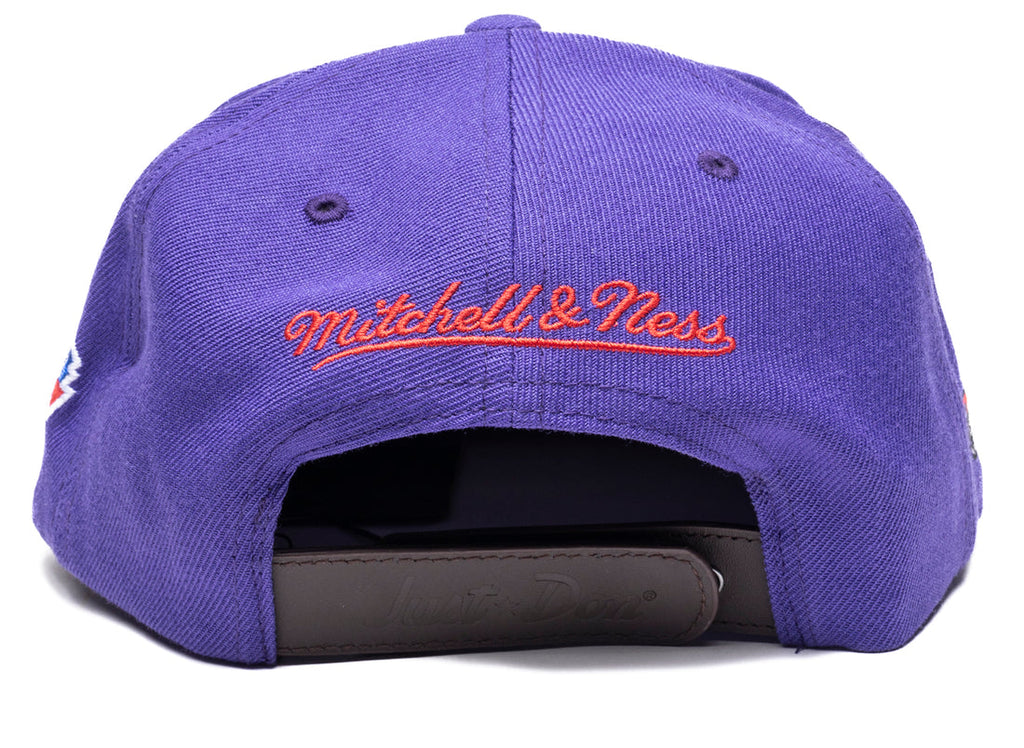 MENS MITCHELL & NESS NBA JUST DON DRAFT SNAPBACK HWC RAPTORS - PURPLE