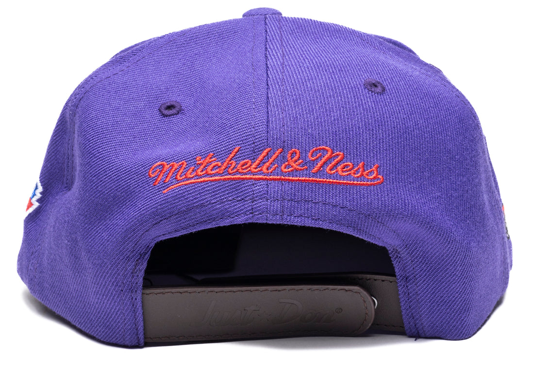 MENS MITCHELL & NESS NBA JUST DON DRAFT SNAPBACK HWC RAPTORS - PURPLE
