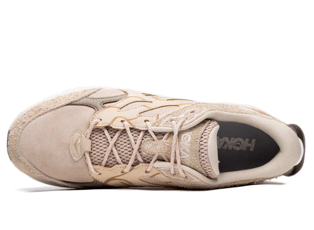 [1150910-OSN] MENS HOKA CLIFTON L SUEDE TP 'ELITE TERRAIN SYSTEM OAK SAND'