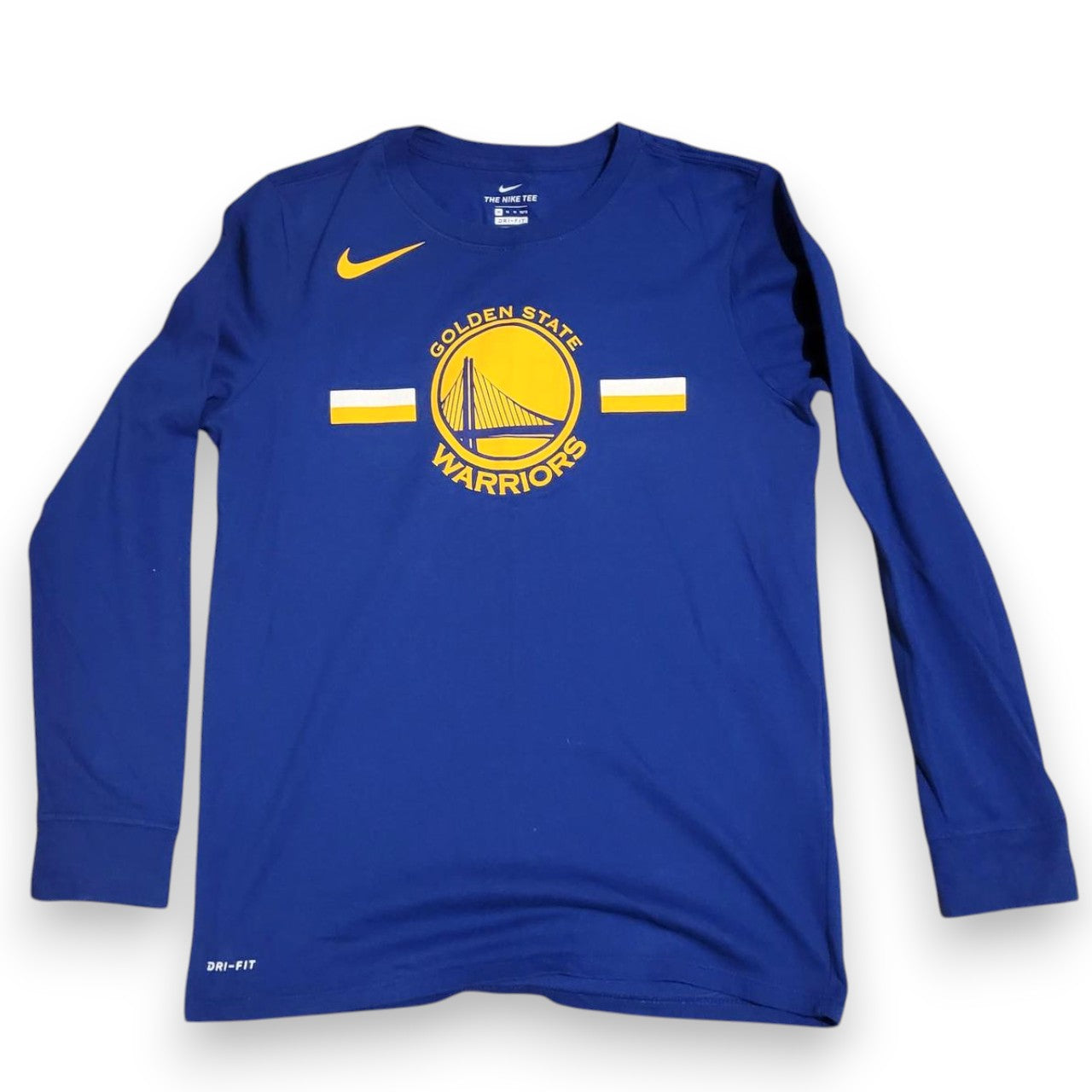 [AA6528-495] Mens Nike NBA Golden State Warriors Long Sleeve T-Shirt