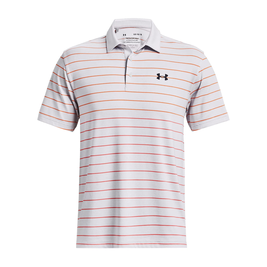 [1378676-014] MENS UNDER ARMOUR PLAYOFF 3.0 STRIPE POLO