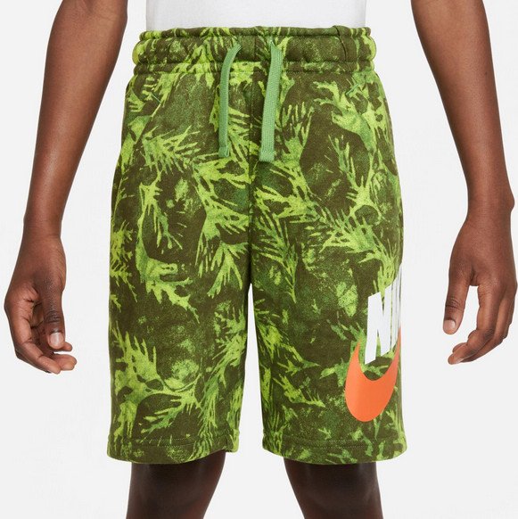 [DO6493-377] YOUTH NIKE SPORTSWEAR WASHED OUTDOOR PRINT LOUNGE SHORTS