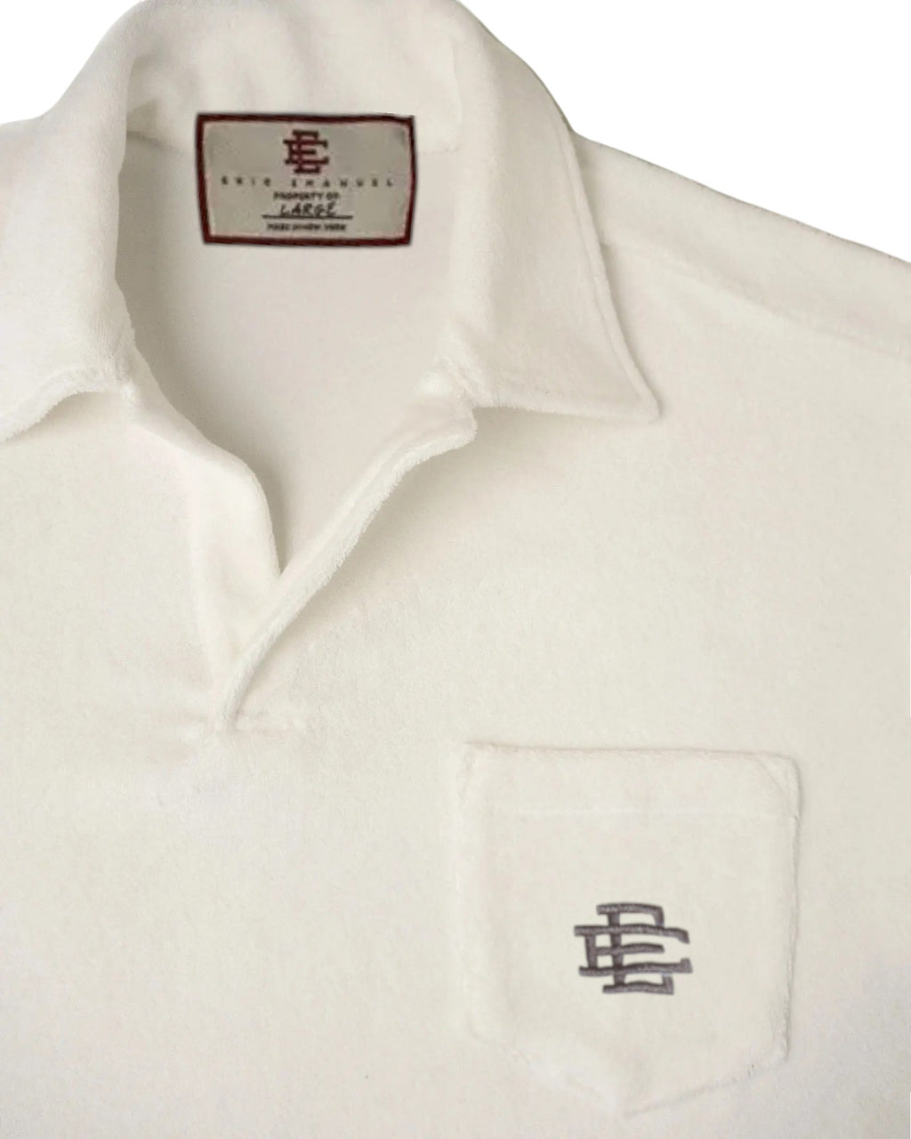 [EE0000252] MENS ERIC EMANUEL EE MEN'S TERRY POLO SS22
