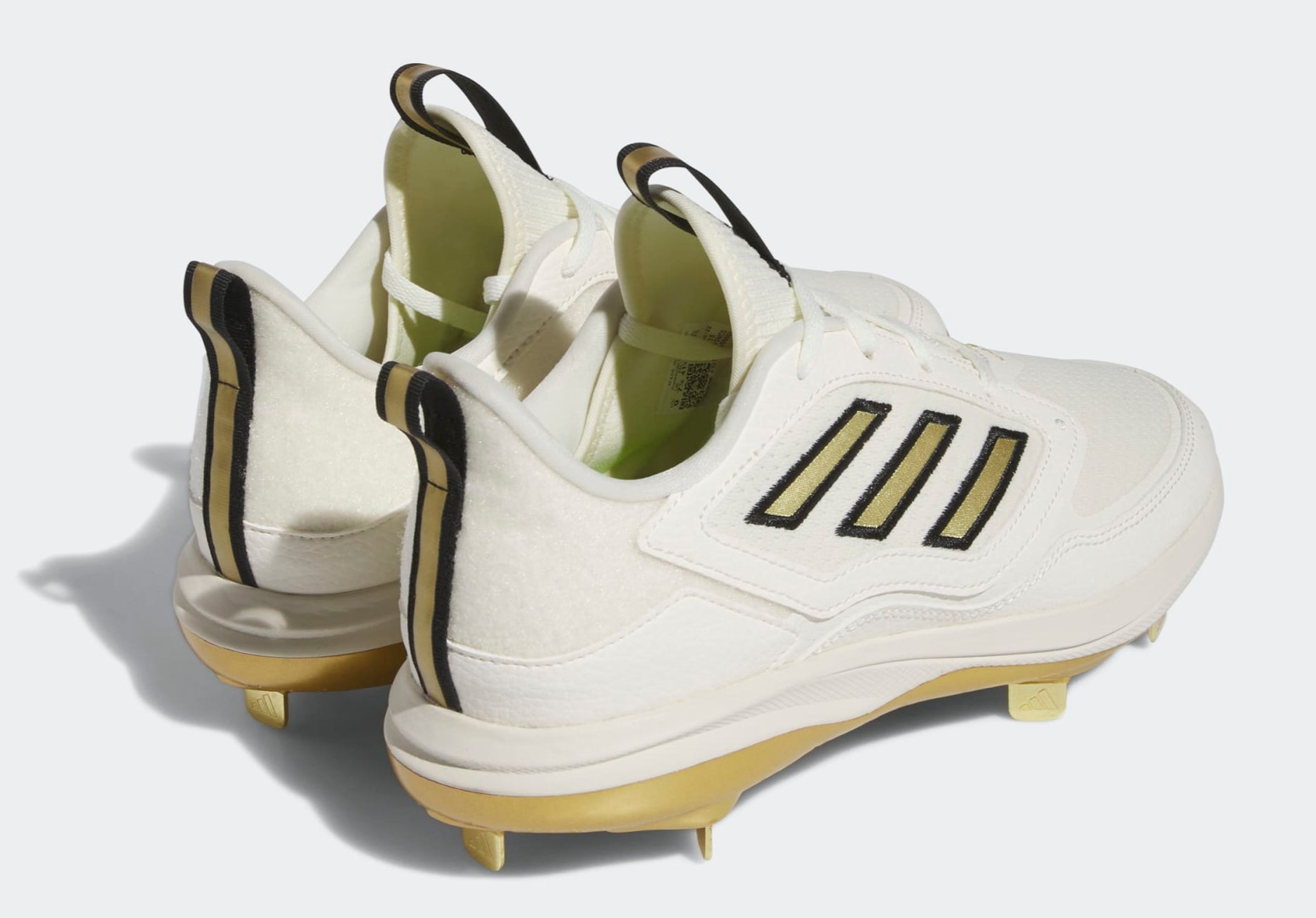 [ID7638] WOMENS ADIDAS ADIZERO PUREHUSTLE 3 ELITE 'OFF WHITE GOLD METALLIC' (NO LID)