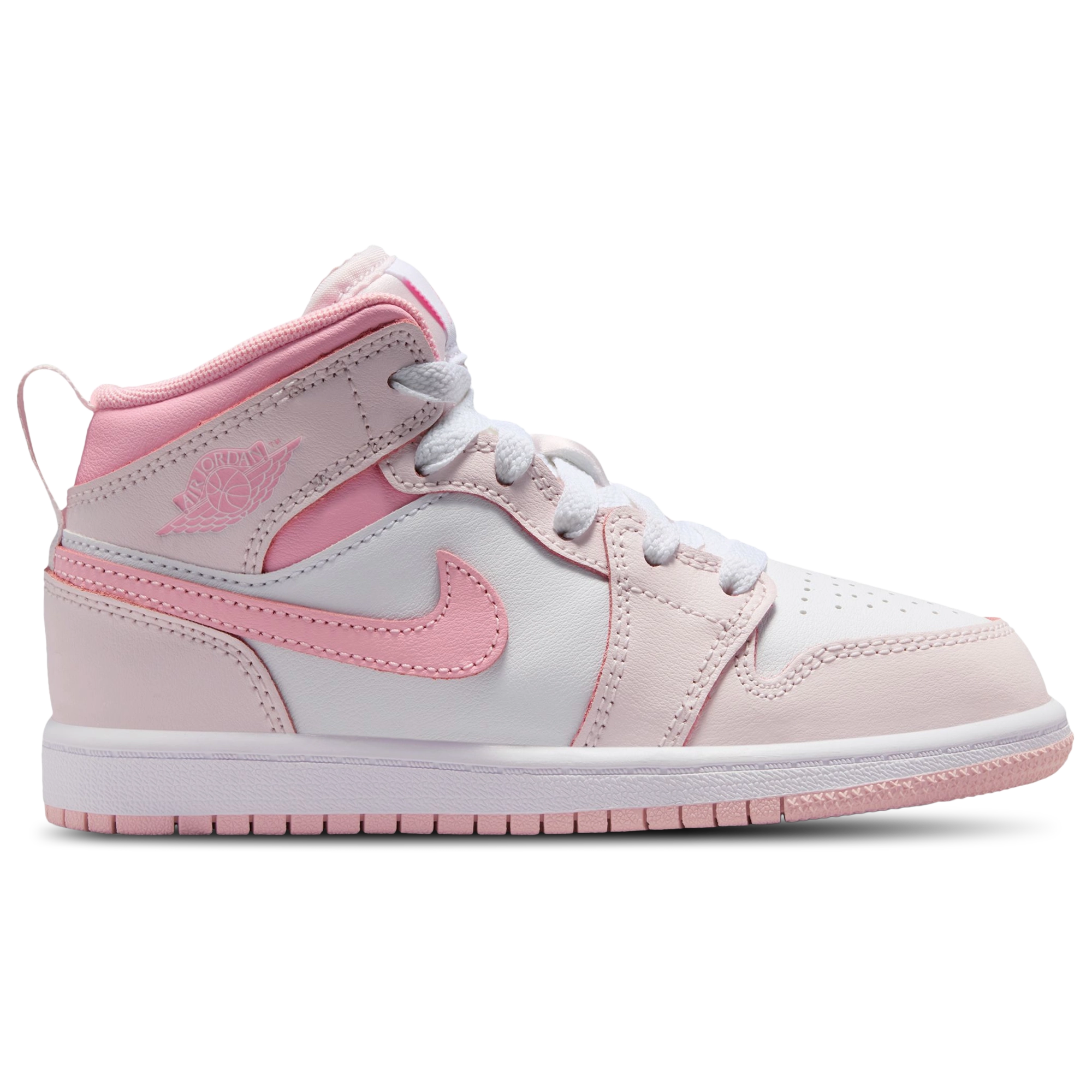 [DQ8424-600] PRESCHOOL AIR JORDAN RETRO 1 MID 'PEARL PINK WHITE' (PS)