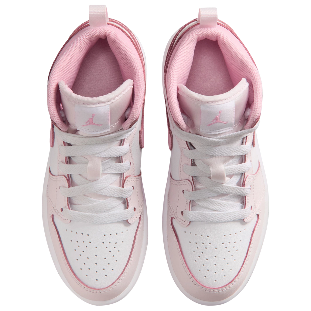 [DQ8424-600] PRESCHOOL AIR JORDAN RETRO 1 MID 'PEARL PINK WHITE' (PS)