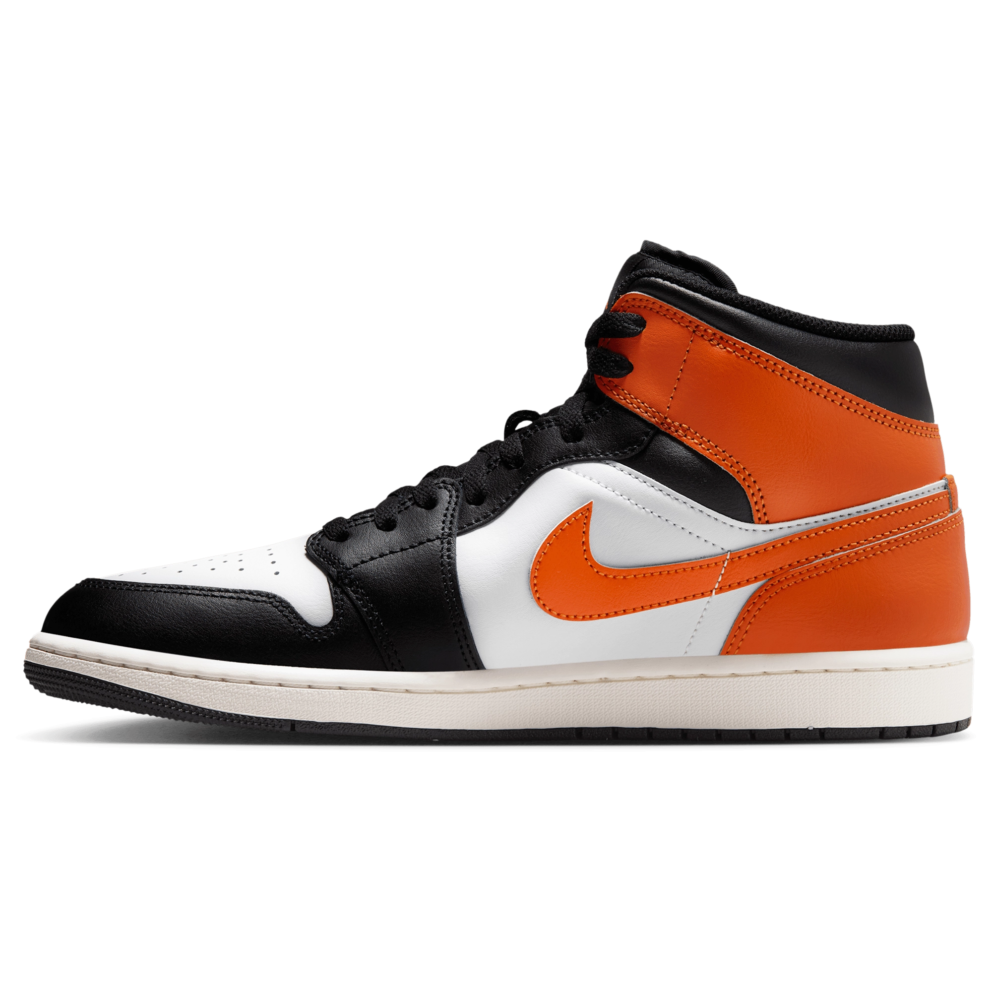 [DQ8426-801] MENS AIR JORDAN RETRO 1 MID 'BLACK TOE STARFISH'