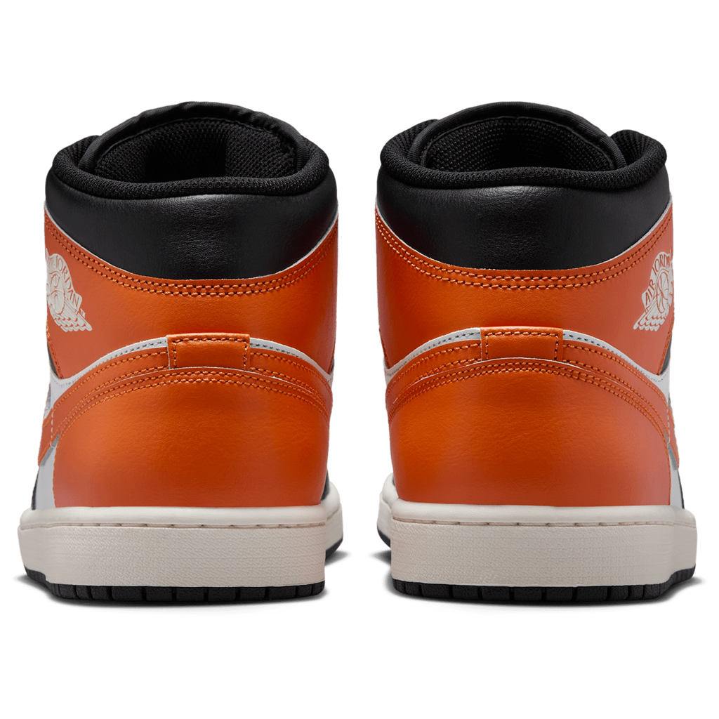 [DQ8426-801] MENS AIR JORDAN RETRO 1 MID 'BLACK TOE STARFISH'