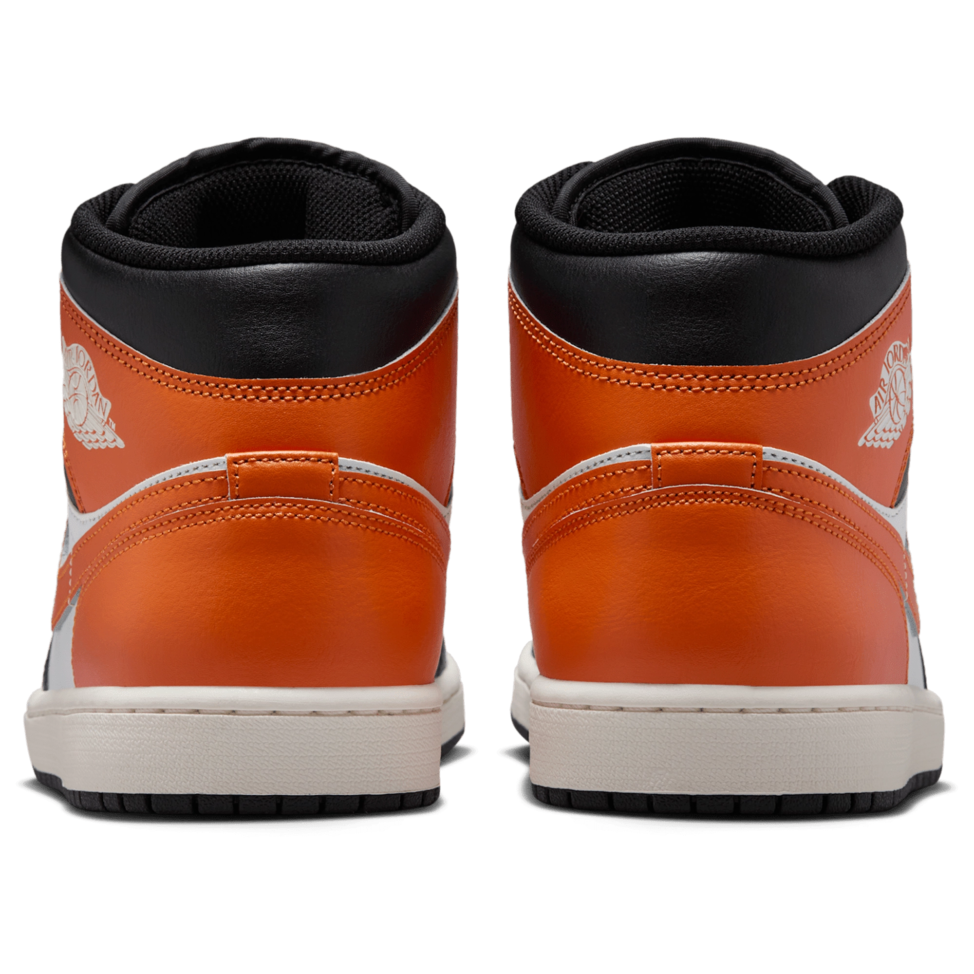 [DQ8426-801] MENS AIR JORDAN RETRO 1 MID 'BLACK TOE STARFISH'