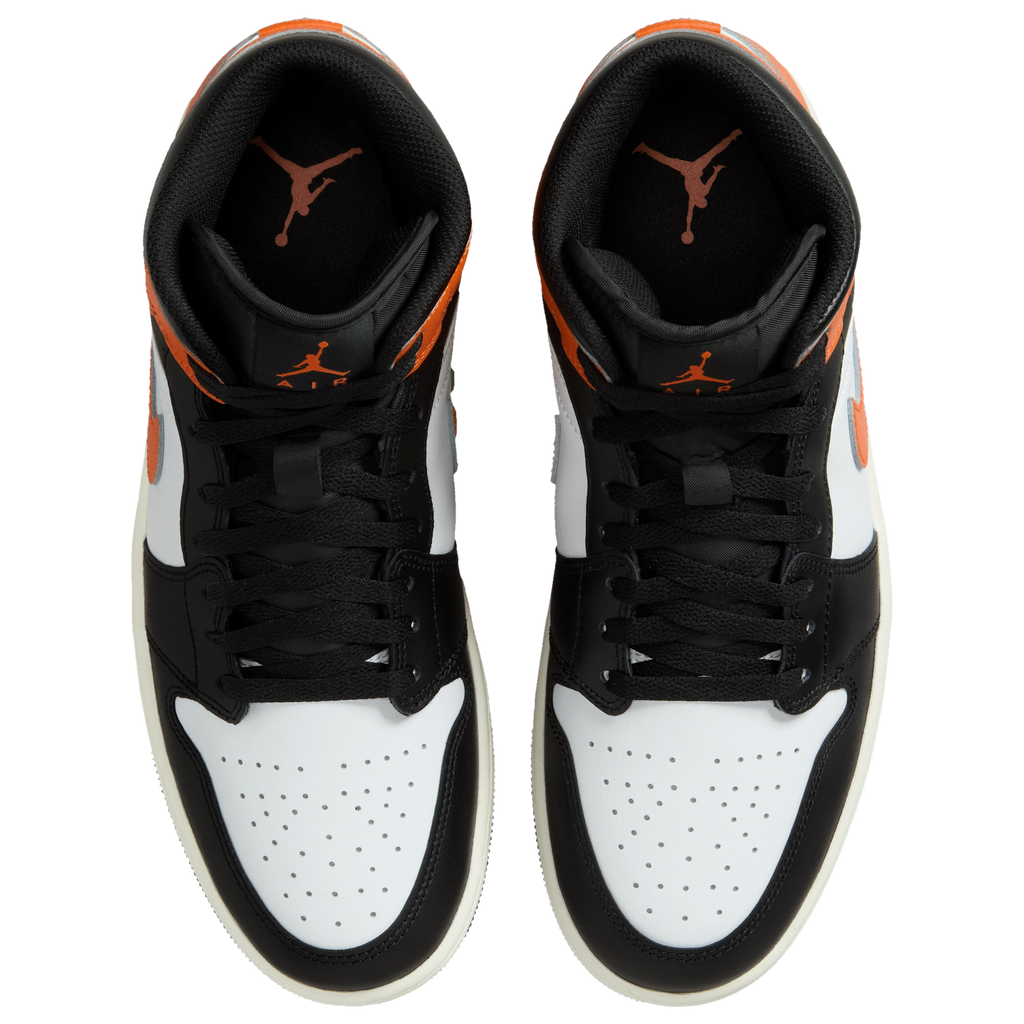 [DQ8426-801] MENS AIR JORDAN RETRO 1 MID 'BLACK TOE STARFISH'