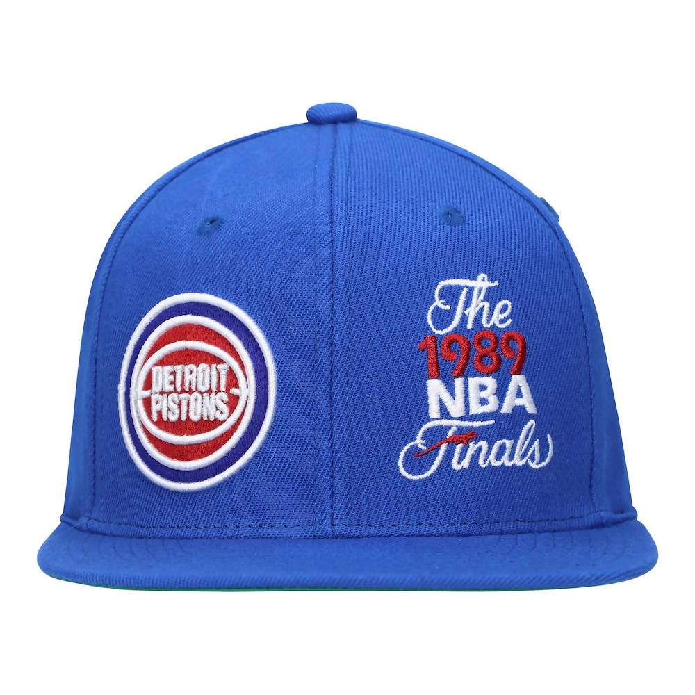 Mens MITCHELL & NESS NBA DUAL WHAMMY SNAPBACK HWC PISTONS