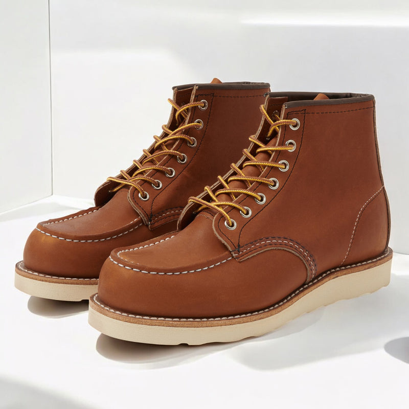 [0875] Mens RED WING CLASSIC MOC - BROWN
