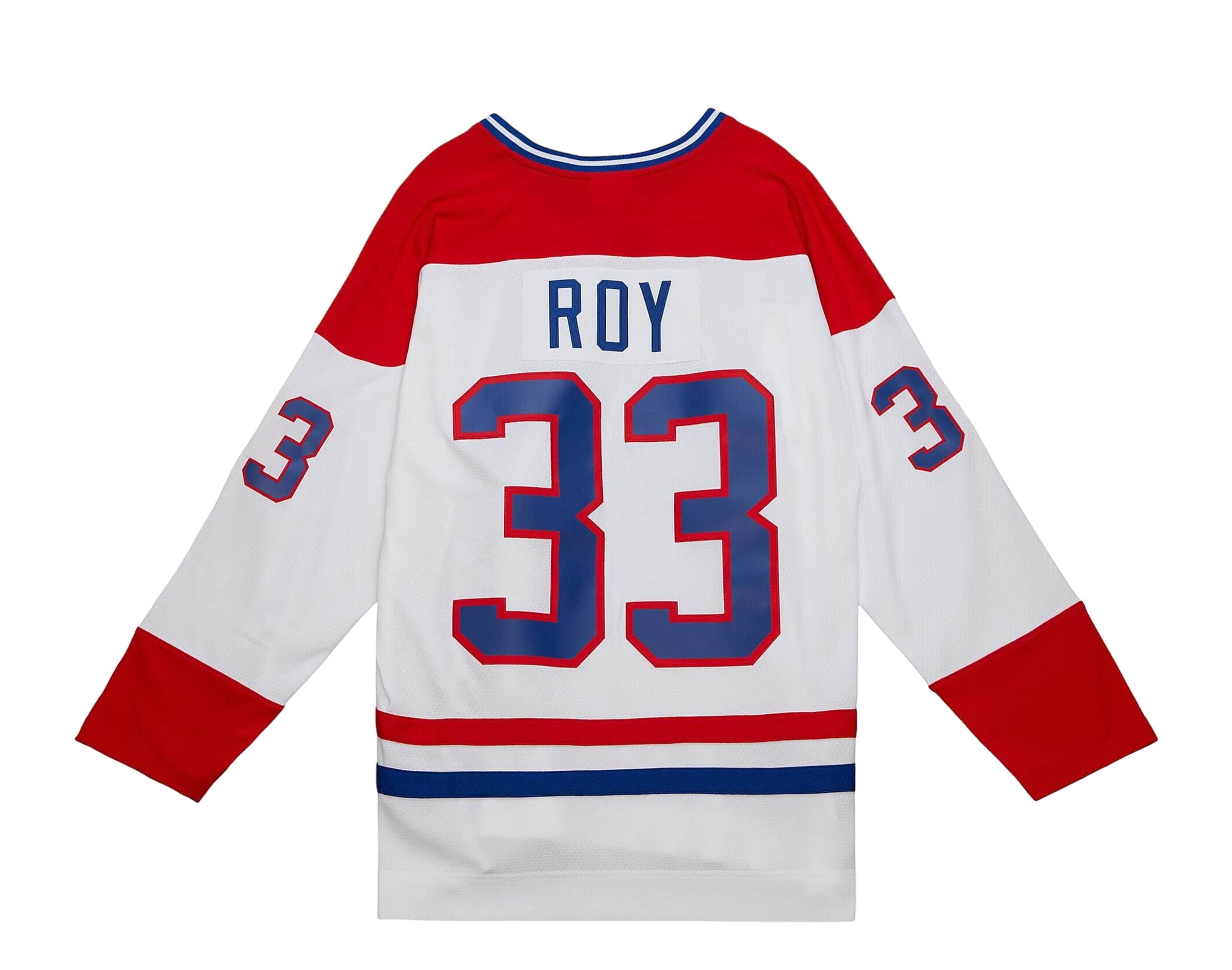 Mens Mitchell & Ness NHL WHITE JERSEY CANADIENS 1992 PATRICK ROY