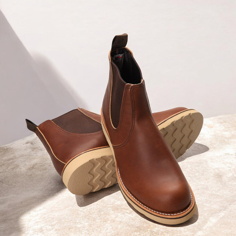 [3190] Mens RED WING CLASSIC CHELSEA - AMBER