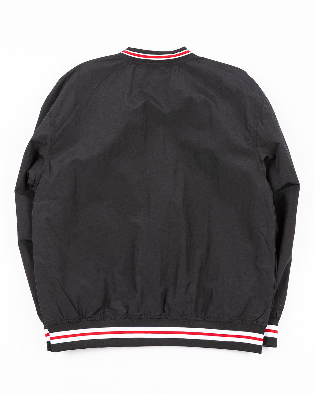 MENS MITCHELL & NESS NHL CLASSIC NYLON PULLOVER CURRENT LOGO BLACKHAWKS