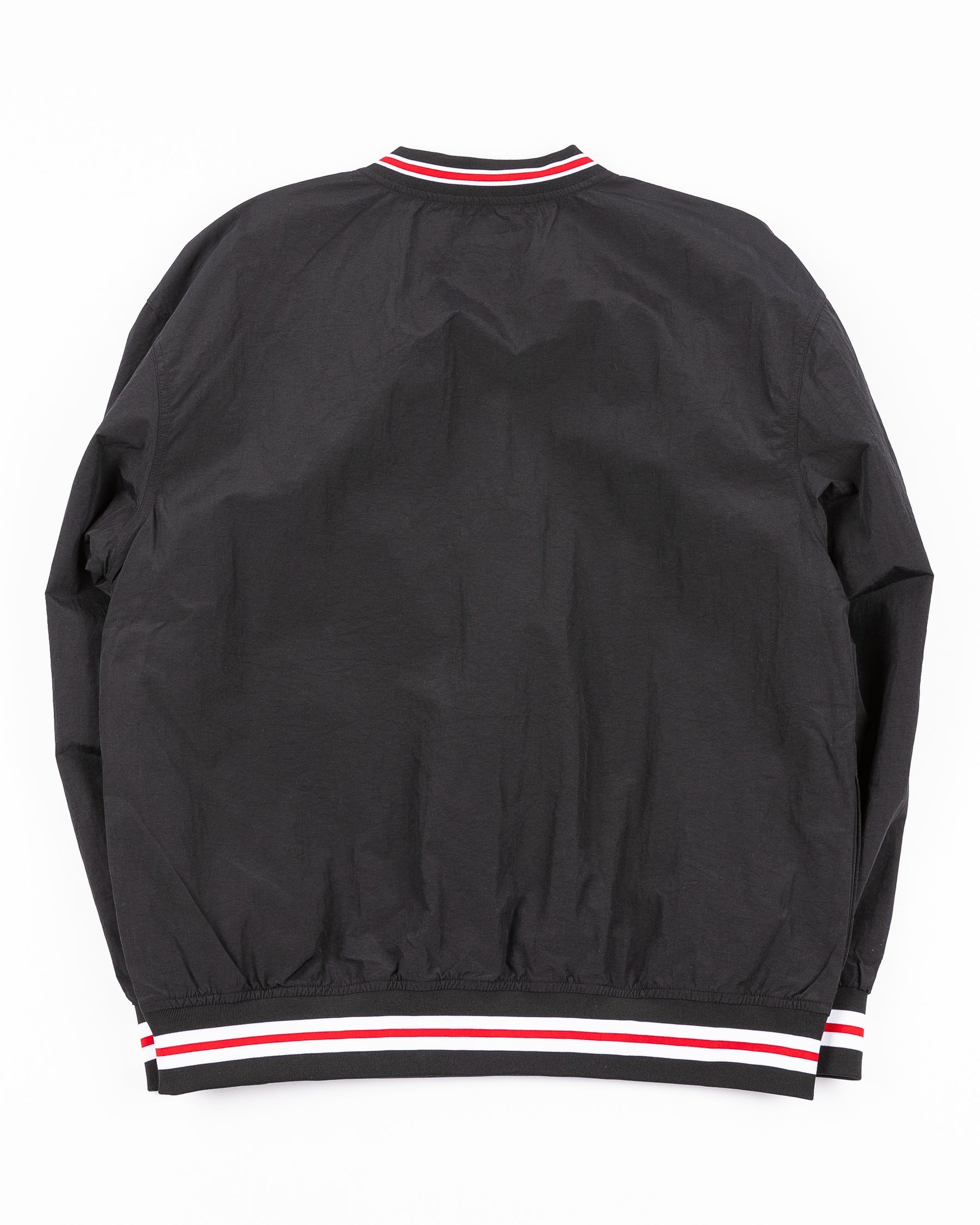 MENS MITCHELL & NESS NHL CLASSIC NYLON PULLOVER CURRENT LOGO BLACKHAWKS