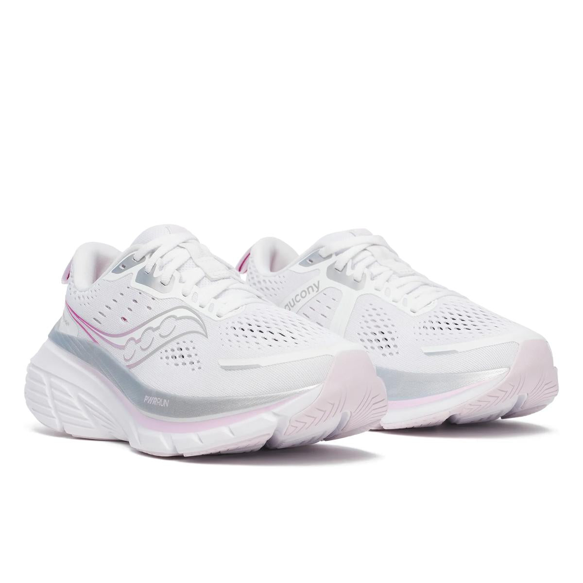 [S10998-160] WOMENS SAUCONY GUIDE 18 'WHITE/FUSCHIA'