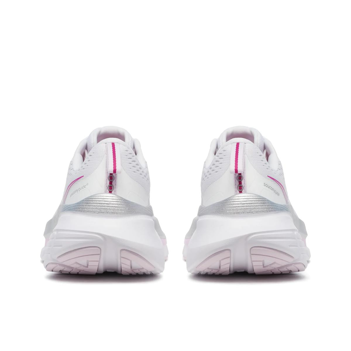 [S10998-160] WOMENS SAUCONY GUIDE 18 'WHITE/FUSCHIA'