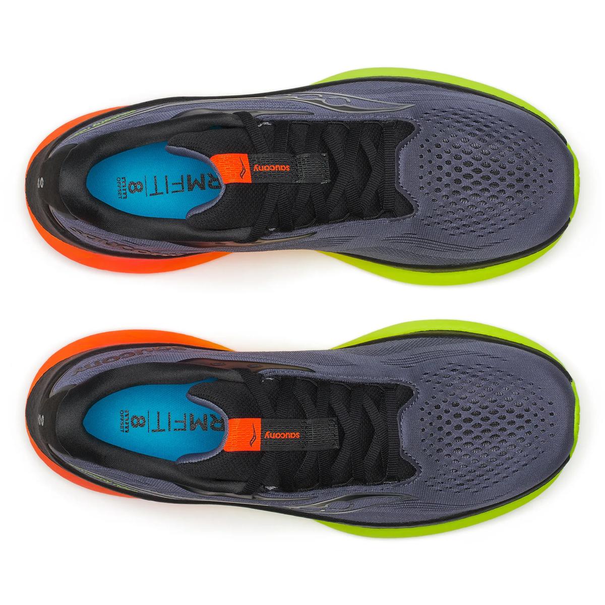 [S21000-99] MENS SAUCONY RIDE 18 'BLACK/YELLOW/ORANGE'