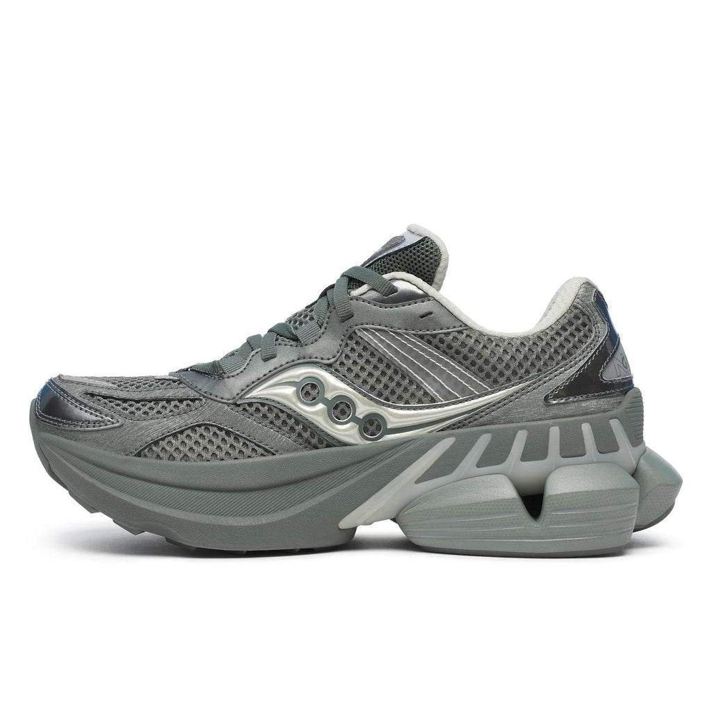 [S70797-6] MENS SAUCONY GRID NXT 'GREEN/SILVER'