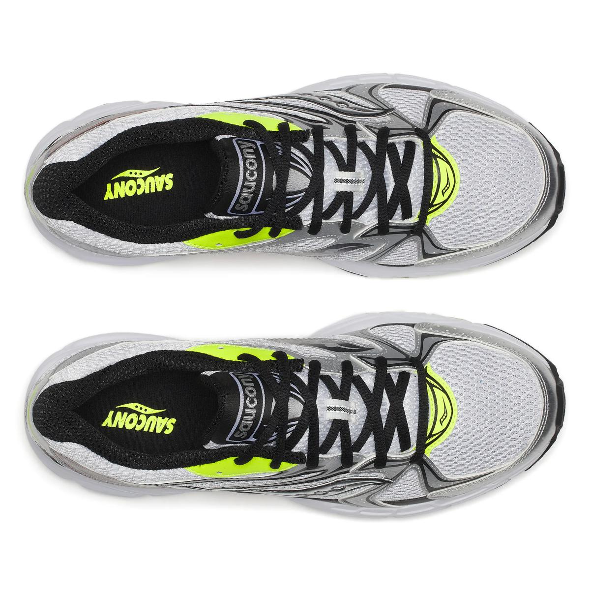 [S70812-12] MENS SAUCONY RIDE MILLENNIUM 'WHITE SILVER LIME ORANGE'
