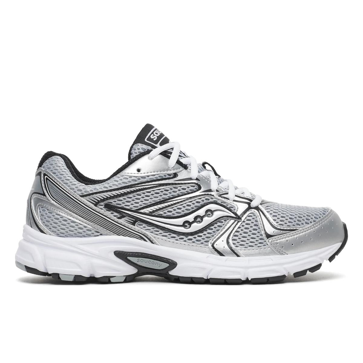 [S70812-70] MENS SAUCONY RIDE MILLENNIUM 'SILVER/BLACK'