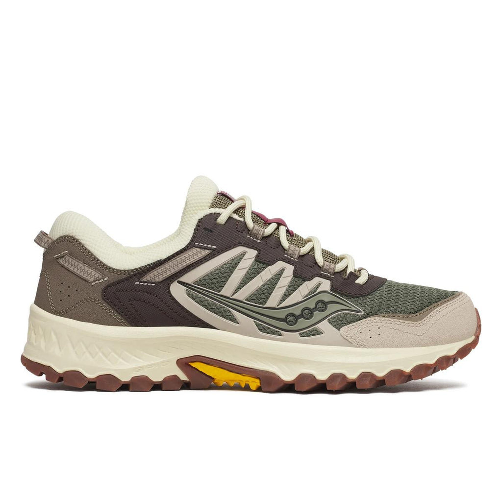 [S70814-6] MENS SAUCONY GRID PEAK 'OLIVE/BROWN'