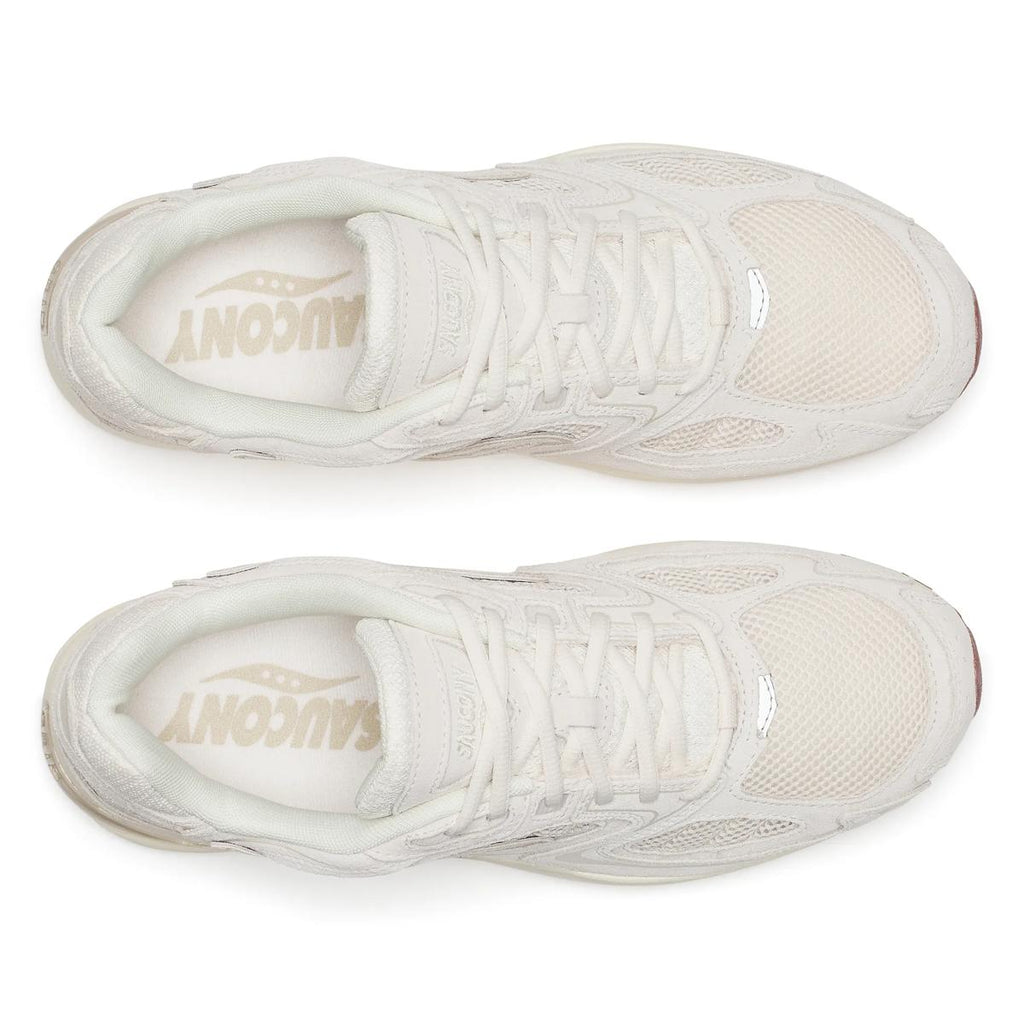 [S70898-6] MENS SAUCONY GRID JAZZ 9 'IVORY'