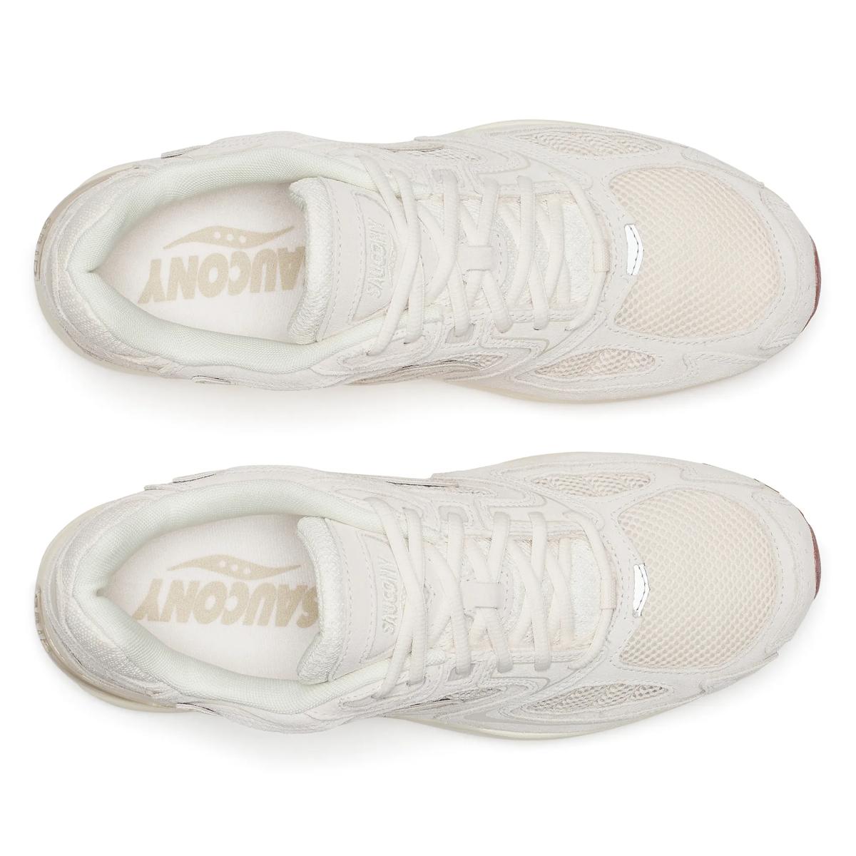 [S70898-6] MENS SAUCONY GRID JAZZ 9 'IVORY'