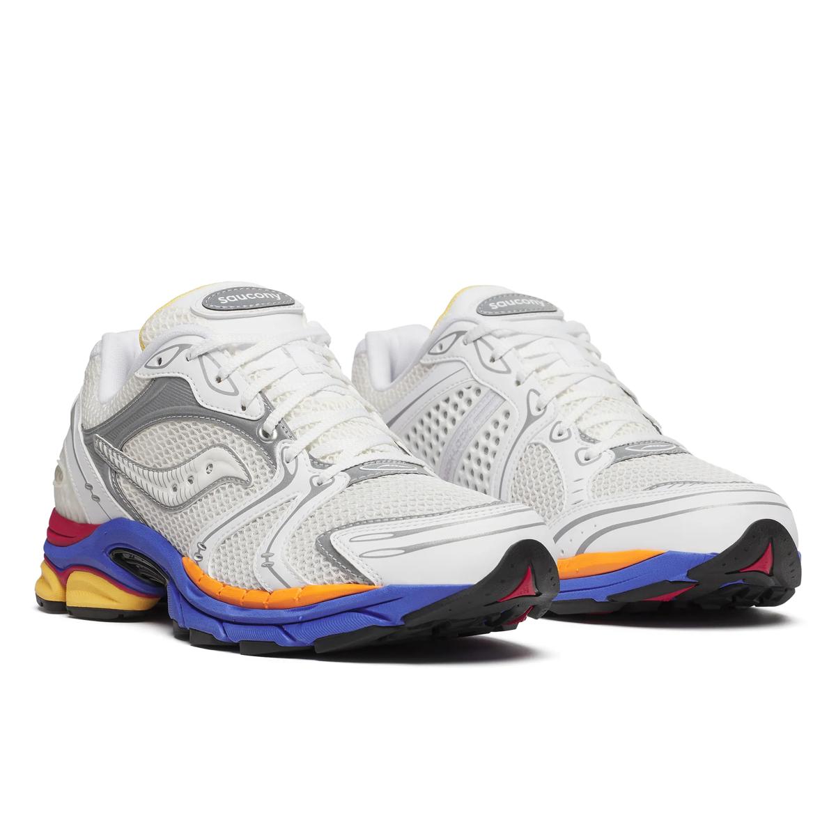 [S70905-2] MENS SAUCONY PROGRID TRIUMPH 4 'WHITE/MULTI'