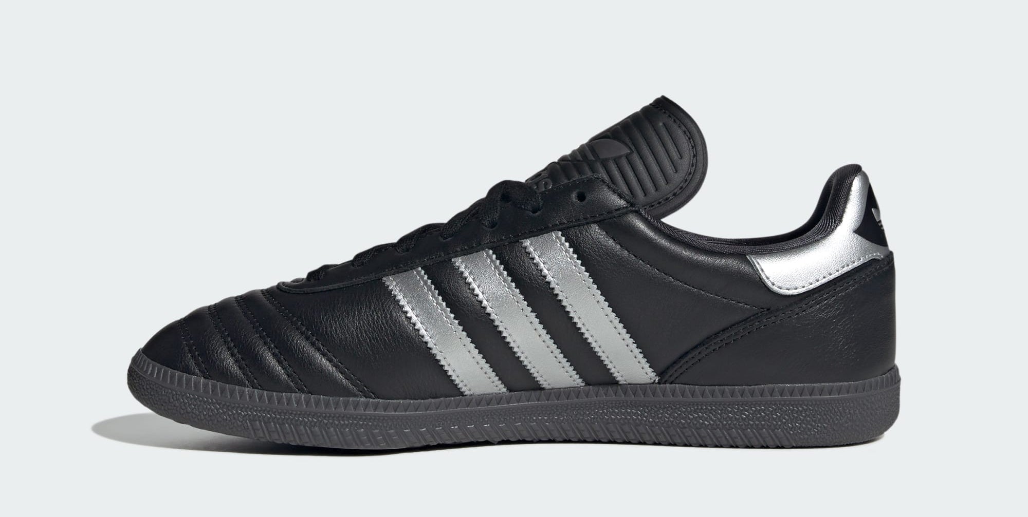 [HQ9241] MENS ADIDAS SAMBA JP 'BLACK SILVER METALLIC'