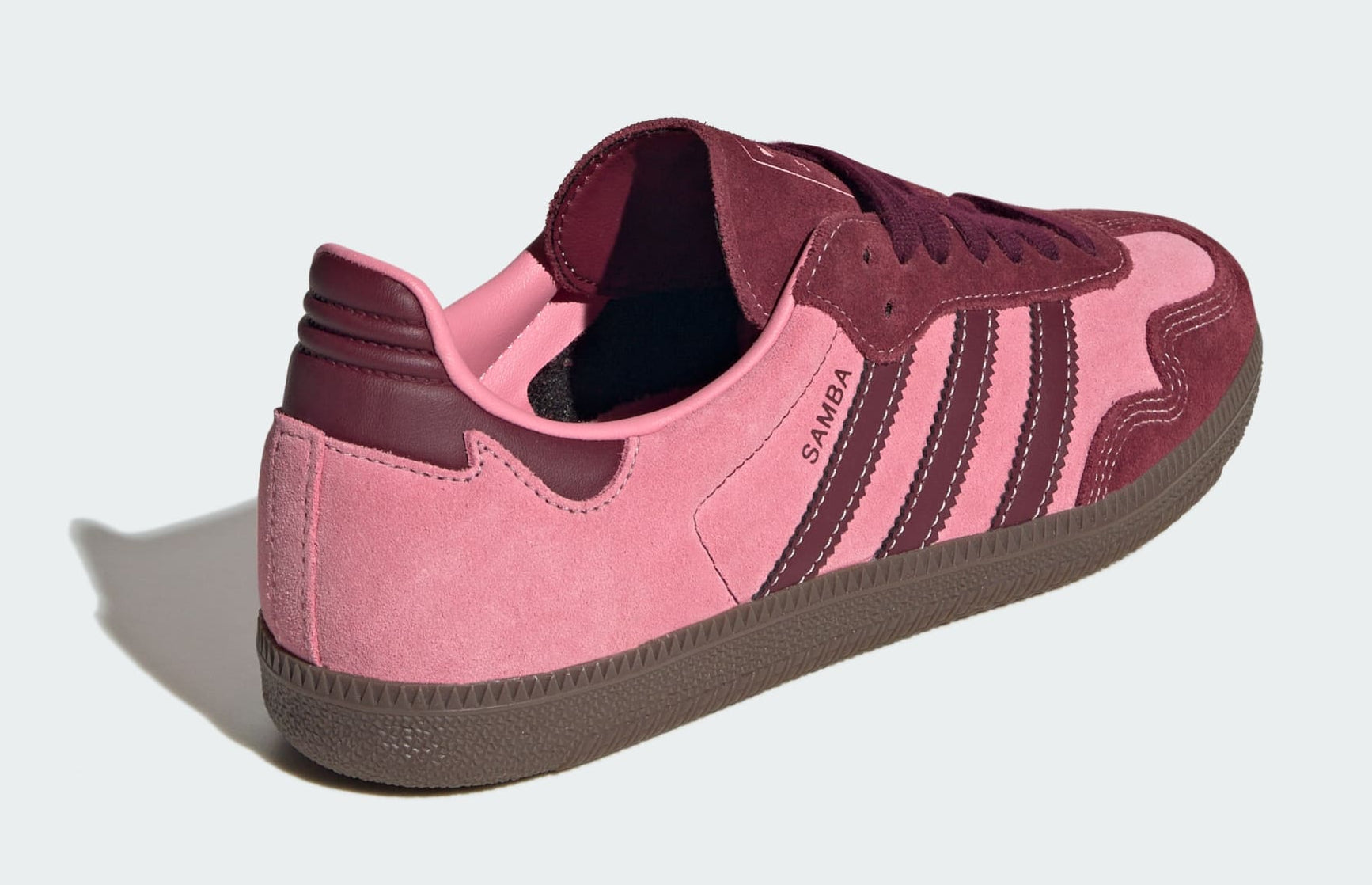 [IH6704] WOMENS ADIDAS SAMBA OG 'PINK SPARK SHADOW RED'