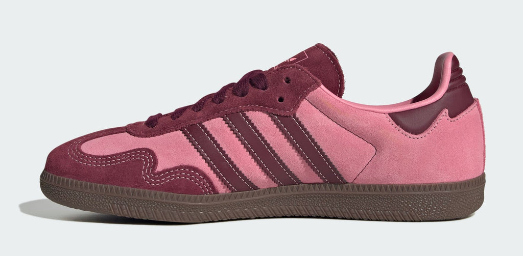 [IH6704] WOMENS ADIDAS SAMBA OG 'PINK SPARK SHADOW RED'