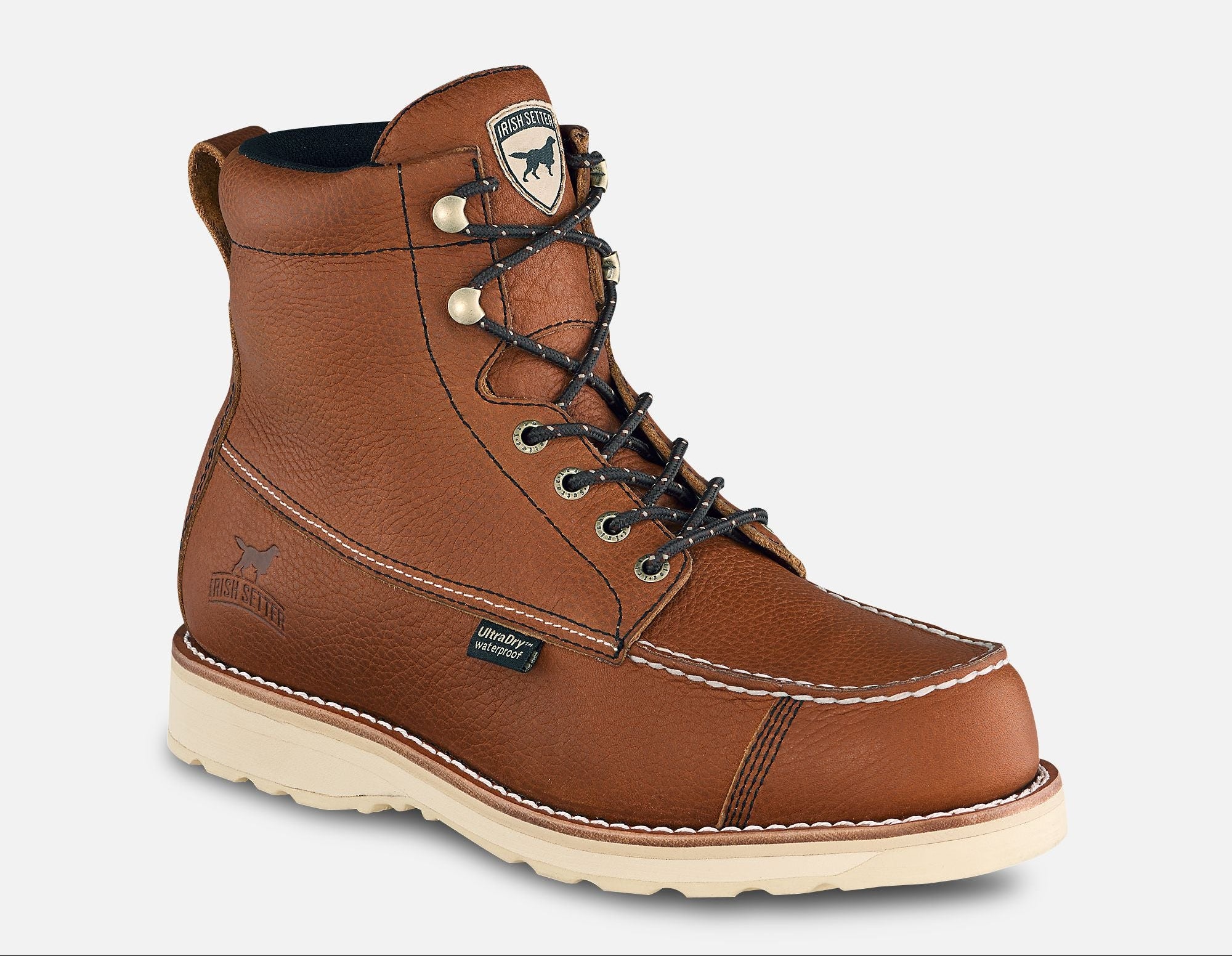 [A0838-NARROW] MENS IRISH SETTER WINGSHOOTER 7-INCH WATERPROOF LEATHER BOOT (NARROW B WIDTH)
