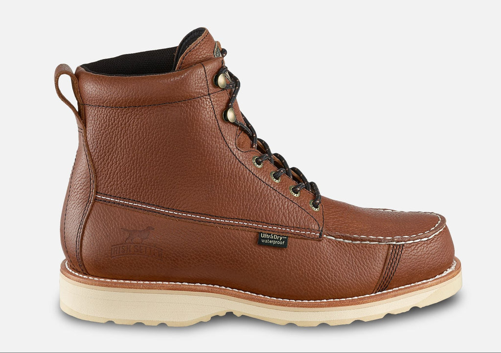[A0838-NARROW] MENS IRISH SETTER WINGSHOOTER 7-INCH WATERPROOF LEATHER BOOT (NARROW B WIDTH)
