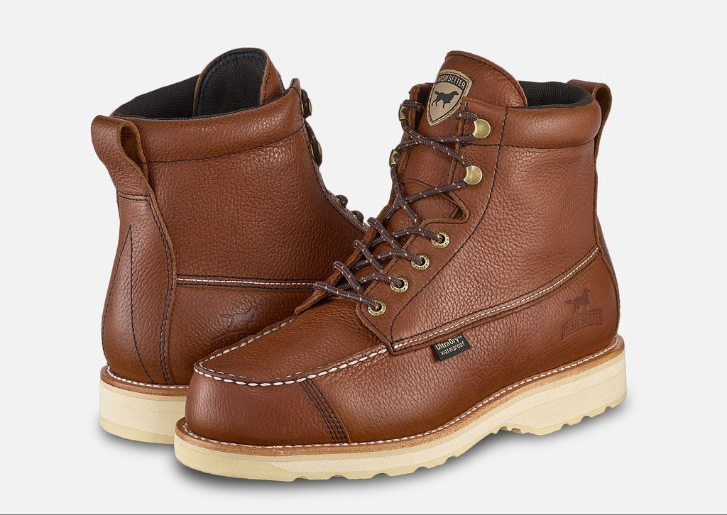 [A0838-NARROW] MENS IRISH SETTER WINGSHOOTER 7-INCH WATERPROOF LEATHER BOOT (NARROW B WIDTH)