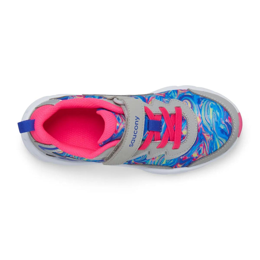 [SK167805] PRESCHOOL SAUCONY FLASH A/C 3.0 'GREY/PINK/BLUE'