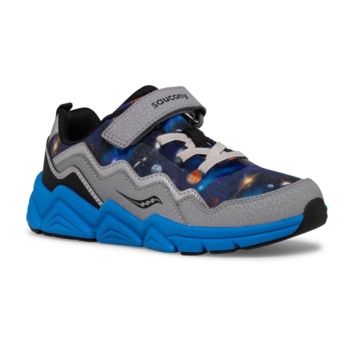 [SK265794] PRESCHOOL SAUCONY FLASH 2.0 'GREY/BLUE/SPACE'