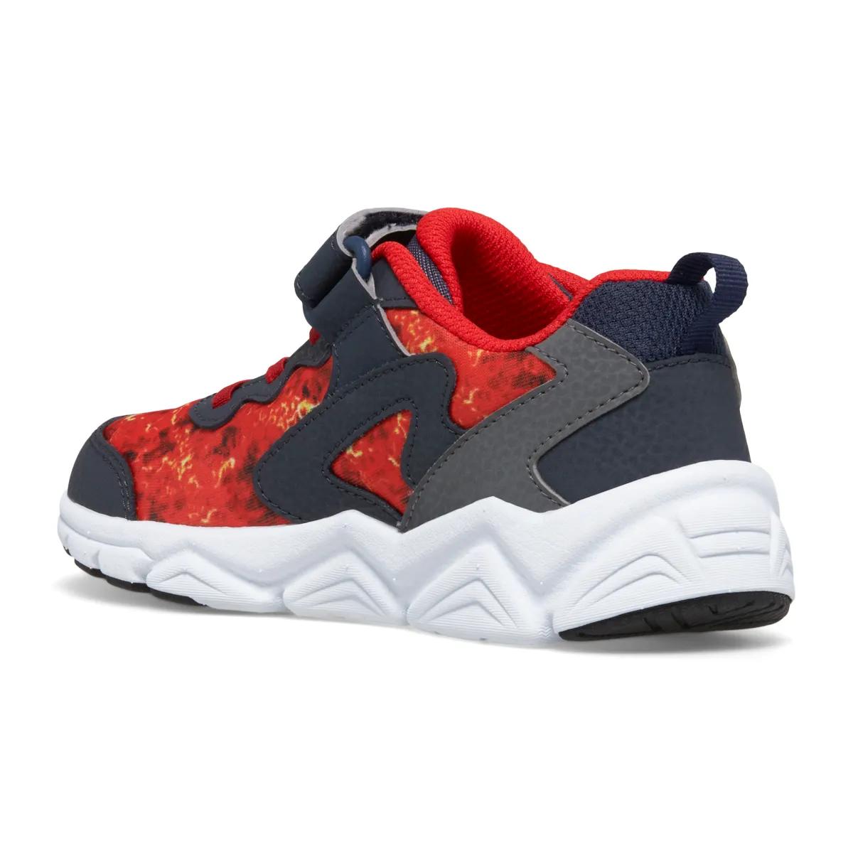 [SK267286-WIDE] PRESCHOOL SAUCONY FLASH A/C 3.0 (WIDE WIDTH) 'NAVY/RED'