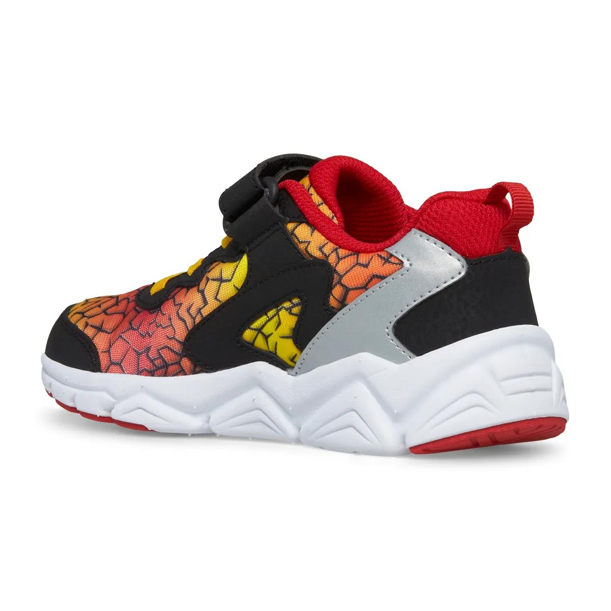[SK267804-WIDE] PRESCHOOL SAUCONY FLASH A/C 3.0 (WIDE WIDTH) 'BLACK/RED/YELLOW'