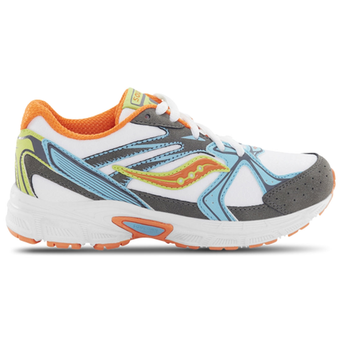 [SK268191] GRADE SCHOOL SAUCONY RIDE MILLENNIUM 'WHITE/BLUE'